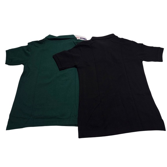 IZOD Kids Boys S(8) Regular Fit Short Sleeve Polo Shirts Green Black NWT - Picture 6 of 10